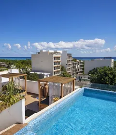 Terrasse Hotel Playa del Carmen